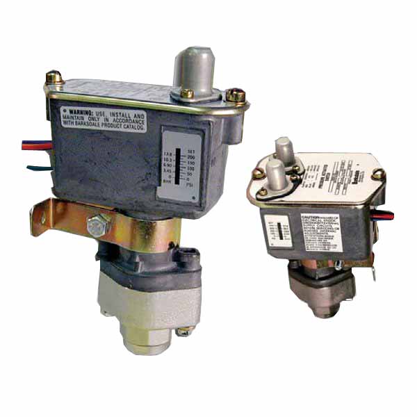 Barksdale c9612 and c9622 pressure switch