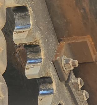 Chain drive sand dryer